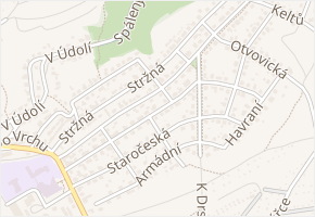 Zákolanská v obci Praha - mapa ulice