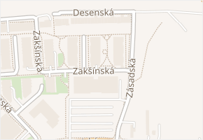 Zakšínská v obci Praha - mapa ulice