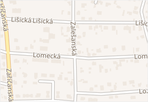 Zalešanská v obci Praha - mapa ulice