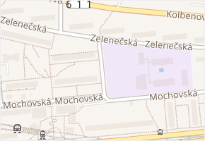 Zámečnická v obci Praha - mapa ulice