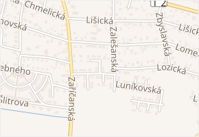 Zámělská v obci Praha - mapa ulice