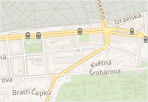 Zásmucká v obci Praha - mapa ulice