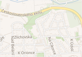 Zátišská v obci Praha - mapa ulice