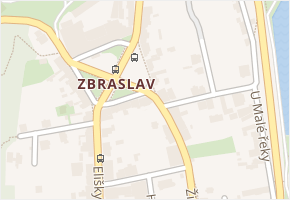 Zbraslavské náměstí v obci Praha - mapa ulice