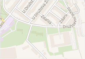 Zdařilá v obci Praha - mapa ulice
