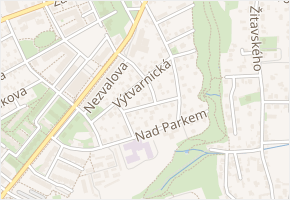 Zdeňky Nyplové v obci Praha - mapa ulice