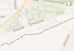 Žehušická v obci Praha - mapa ulice