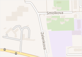 Zelenkova v obci Praha - mapa ulice