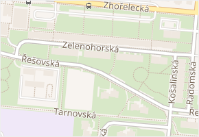 Zelenohorská v obci Praha - mapa ulice