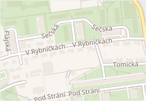Žinkovská v obci Praha - mapa ulice