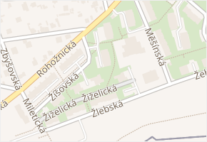 Žíšovská v obci Praha - mapa ulice