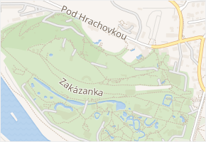Zoologická zahrada v obci Praha - mapa ulice