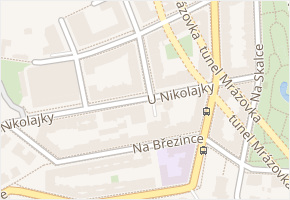 Zoubkova v obci Praha - mapa ulice