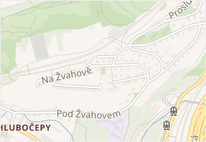 Žvahovská v obci Praha - mapa ulice