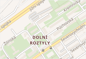 Zvolenská v obci Praha - mapa ulice