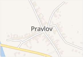 Pravlov v obci Pravlov - mapa části obce