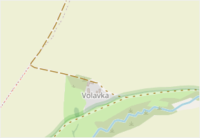 Volavka v obci Pravonín - mapa části obce