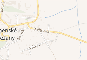 Baštěcká v obci Předboj - mapa ulice
