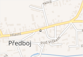 Hlavní v obci Předboj - mapa ulice