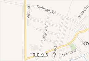 Spojovací v obci Předboj - mapa ulice