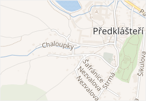 Kopečná v obci Předklášteří - mapa ulice