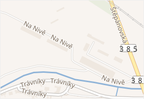 Na Nivě v obci Předklášteří - mapa ulice