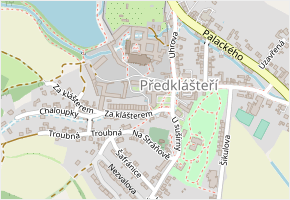 náměstí 5. května v obci Předklášteří - mapa ulice