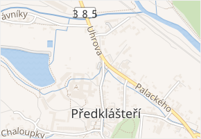 Uhrova v obci Předklášteří - mapa ulice