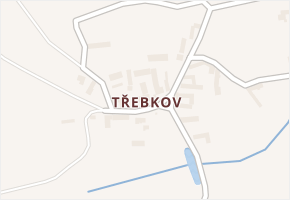 Třebkov v obci Předotice - mapa části obce