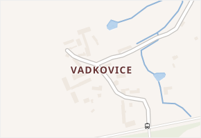 Vadkovice v obci Předotice - mapa části obce