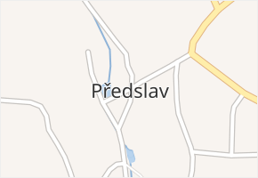 Předslav v obci Předslav - mapa části obce