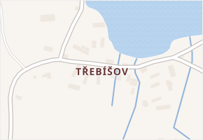 Třebíšov v obci Předslav - mapa části obce
