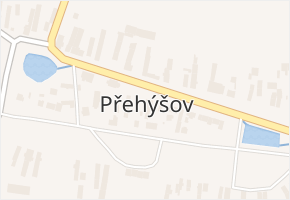 Přehýšov v obci Přehýšov - mapa části obce