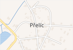 Přelíc v obci Přelíc - mapa části obce
