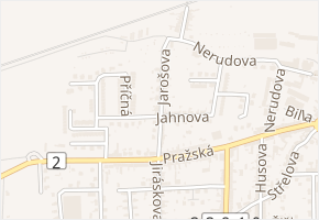 Jarošova v obci Přelouč - mapa ulice