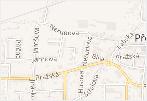 Jasanová v obci Přelouč - mapa ulice