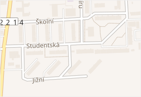Jižní v obci Přelouč - mapa ulice