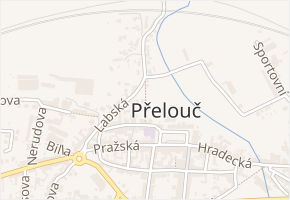 Opatovická v obci Přelouč - mapa ulice