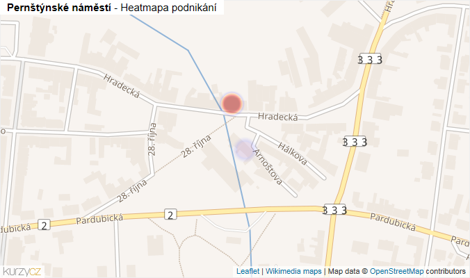 Mapa Pernštýnské náměstí - Firmy v ulici.