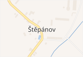 Štěpánov v obci Přelouč - mapa části obce