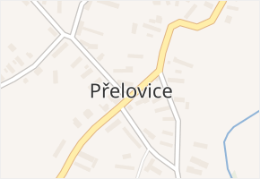 Přelovice v obci Přelovice - mapa části obce