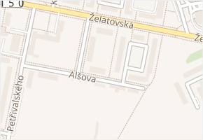 Alšova v obci Přerov - mapa ulice