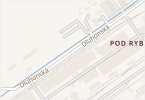 Dluhonská v obci Přerov - mapa ulice