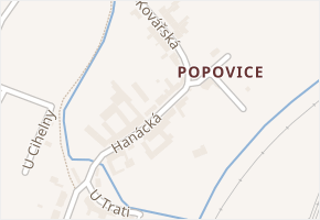 Hanácká v obci Přerov - mapa ulice