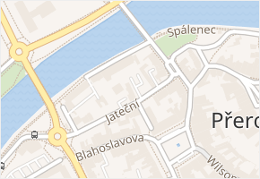 Jateční v obci Přerov - mapa ulice