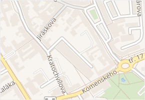 Kainarova v obci Přerov - mapa ulice