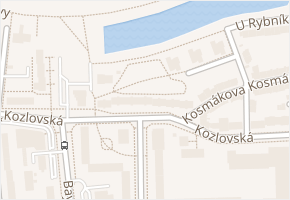 Kozlovská v obci Přerov - mapa ulice