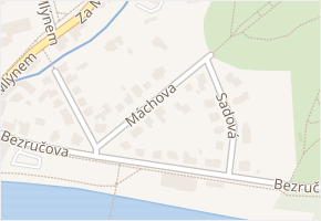 Máchova v obci Přerov - mapa ulice