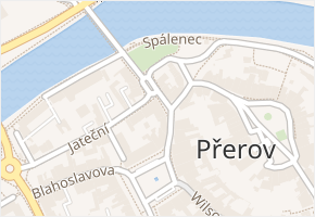 Mostní v obci Přerov - mapa ulice