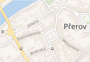 nám. T. G. Masaryka v obci Přerov - mapa ulice